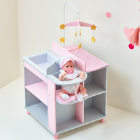 Olivia's Little World - Polka Dots Princess 45cm Doll Furniture - Baby Changing Station with Storage