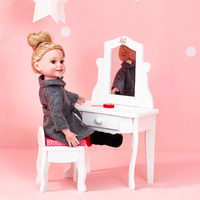 Olivia's Little World - Little Princess 45cm Doll Furniture - Vanity Table & Stool Set