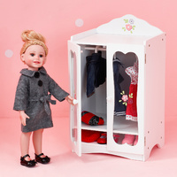 Olivia's Little World - Little Princess 45cm Doll Furniture - Classic Closet with Hangers