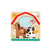 Multi-Layered Farm Animal Puzzle