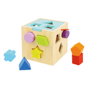 Shape Sorter With 12 Pcs Wooden Blocks