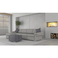 Wembley 3.5 + Chaise ( Ash Grey )