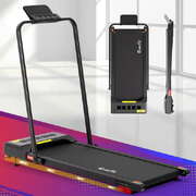 Treadmill Electric Walking Pad Incline Under Desk 380mm Black
