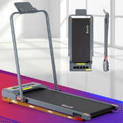 Treadmill Electric Walking Pad Incline Under Desk 380mm Grey