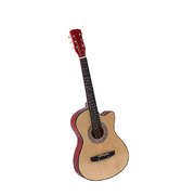 Solid Eco-Rosewood 38 Inch Wooden Folk Acoustic Guitar- Nature