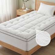 King Single Mattress Topper 5cm Coral Fleece | EXTG