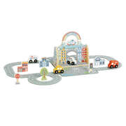 Portable City Play Set Foldout 21x9.5x22cm