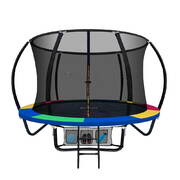Everfit 8FT Trampoline Round - Rainbow