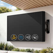 55-58 Inch Waterproof TV Cover Outdoor Patio Flat Screen Television Protector