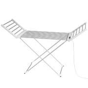 Foldable Electric Heated Towel Rail Rack with 24H Timer - Stylish