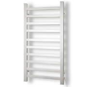 DEVANTI Electric Heated Ladder Towel Rails Bathroom Dryer Clothes Warmer 10 Racks Square Bars Rungs