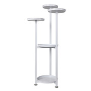 Plant Stand Outdoor Indoor Flower Pots Rack Garden Shelf White 120CM