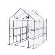 3 Tier Walk In Greenhouse Garden Shed PVC Cover Film Tunnel Green House Plant
