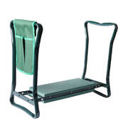 Outdoor Foldable Garden Kneeler Seat with Tool Pouch