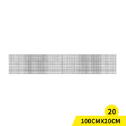 20m Aluminium Gutter Mesh Guard Leaf Garden DIY 100x20cm Long Service Life