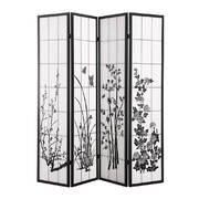 4 Panel Free Standing Room Divider