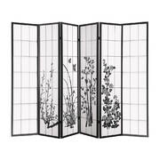 6 Panel Free Standing Room Divider