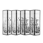 8 Panel Room Divider Privacy Screen Wood Timber Bed Wider Foldable Stand