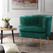 Armchair Lounge Accent Chair Armchairs Sofa Chairs Velvet Green Couch