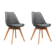Dining Chairs DSW Retro Kitchen Chair Cafe Grey