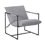 Grey Sling Armchair Lounge Chair  Comfortable Armchair Design