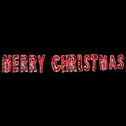Merry Christmas Commercial Led Light and Garland Display