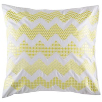 Zig Zag Citrus Cushion by Kas