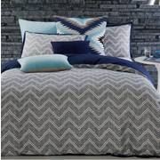 Asha Ink Double Quilt Cover Set by Designers Choice