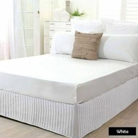 Valance Cream Queen Quilted  Cover by Ardor