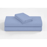 Linen 1200Tc Organic Cotton Sky Blue King Bed Sheet Set