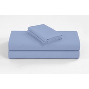 Linen 1200TC Organic Cotton Sky Blue King Bed Sheet Set