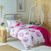 Jiggle & Giggle Kids Forest Friends Quilt Cover Single Set
