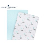 2-Pack Jersey Bassinet Fitted Sheet