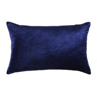 Coco Velvet Purple Oblong Cushion by Kas