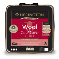 Wool Dual Layer Queen Quilt by Herington 