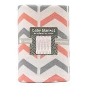 Weegoamigo Cotton Knitted Blanket - Ziggy Coral