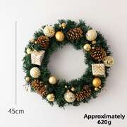6 Christmas Wreaths & Garlands Front Door Hanging Decoration 