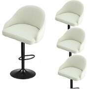 Bar Stool Slipcover with Back Stretch Cover for Swivel Counter Armchair Kitchen Island