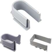 Under Sink Drain Cover U Shape Plastic Basin Cabinet Cutout Grommet