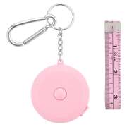Measuring Tape Body Soft Fabric Tape 72 Inch 1.8m Retractable Dual Sided Pink 2 Pack