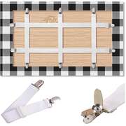 Tablecloth Holder Clips Adjustable Hidden Strap 5 Pack for Thick Tables Picnic