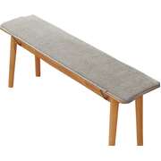 Outdoor Indoor Bench Cushion Non-Slip Patio Loveseat Seat Pad Gray 60x14cm