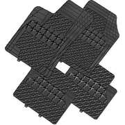 4-Piece Car Mat - Black [Rubber]