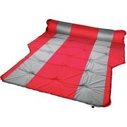 Self-Inflatable Air Mattress With Bolsters And Pillow - Red