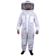 Full Suit 3 Layer Mesh Ultra Cool Ventilated Round Head Beekeeping Protective Gear SIZE S