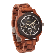 Men Multi-Function Kosso Wooden Watch