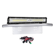 20inch Cree LED Light Bar Triple Row + Number Plate