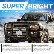  2x 7inch CREE LED Work Light Bar-Black