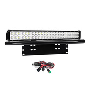 23Inch Led Light Bar and Number Plate Frame with Wiring Loom