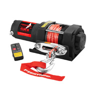 FIERYRED Wireless 4500LBS/2041kg 12V Electric Winch Synthetic Rope Boat ATV 4WD